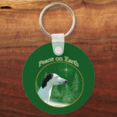 Greyhound Peace Sleutelhanger (Achterkant)