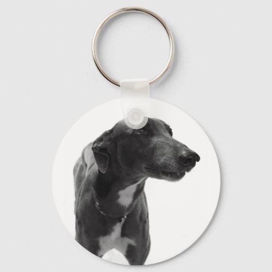 Greyhound Photo Sleutelhanger (Voorkant)