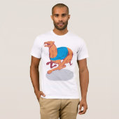 Greyhound Racing Mannen T-shirt (Voorkant volledig)