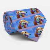 Greyhound Rescue Dog Stropdas (Opgerold)