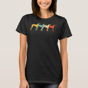 Greyhound Retro Dog Pet Racer Lover 60 s 70 T-shirt