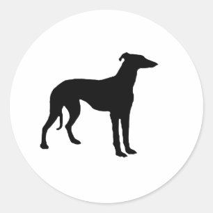 Greyhound Ronde Sticker