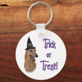 Greyhound (rood) Trick Sleutelhanger (Voorkant)