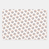 Greyhound Schilderij Schattige Rood Wit Originele  Inpakpapier Vel (Voorkant 2)