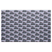 Greyhound Silhouette Dog Art Fabric Stof (Fat Quarter)