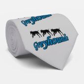 Greyhound Silhouettes Stropdas (Opgerold)