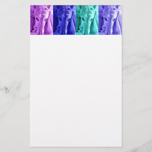 Greyhound Stationery Briefpapier (Voorkant)