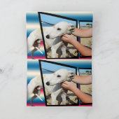 Greyhound Three Dimensional Wenskaart Kaart (Binnen)