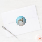 Greyhound Tigon Ronde Sticker (Envelop)