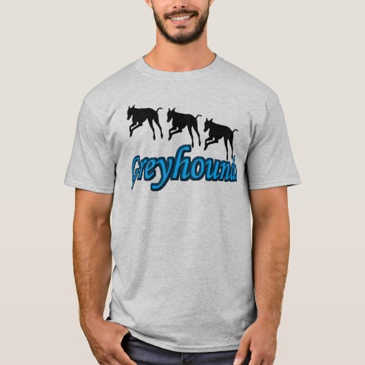 Greyhound Trio Silhouettes T-shirt (Voorkant)