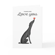 Greyhound-uitnodigingskaart, Greyhound-liefhebber,