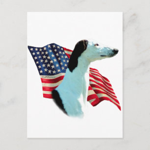 Greyhound vlag briefkaart