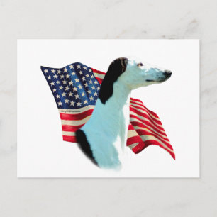 Greyhound vlag briefkaart