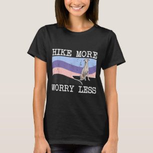 Greyhound wandeling meer zorgen minder grafisch wa t-shirt