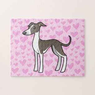 Greyhound/Whippet/Italiaanse Greyhound Love Legpuzzel