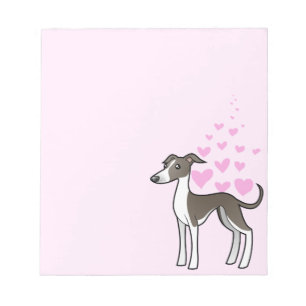Greyhound/Whippet/Italiaanse Greyhound Love Notitieblok