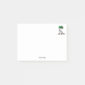 Greyhound Whippet met Boom Heraldic Crest Embleem Post-it® Notes (Voorkant)