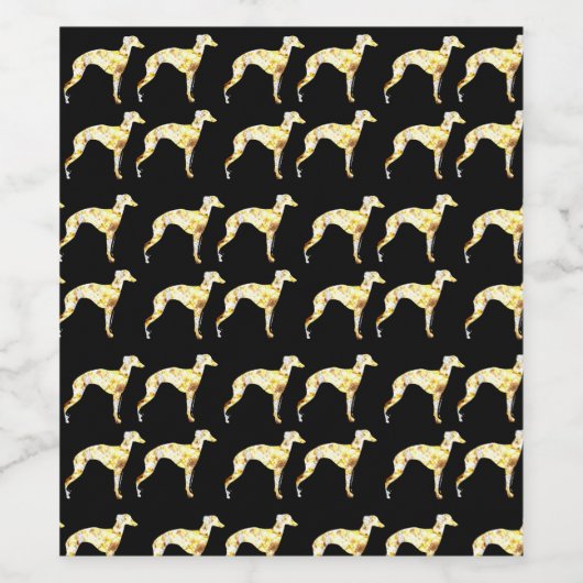 Greyhound Wijn Etiket (Enkel label)