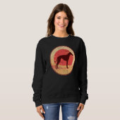 Greyhound Windhound Retro 23 Trui (Voorkant volledig)