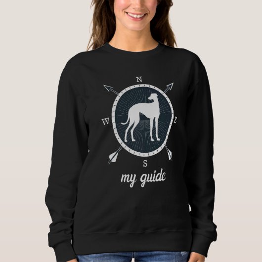 Greyhound Windhound Retro Trui (Voorkant)