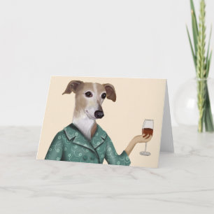 Greyhound Wine Snob Kaart