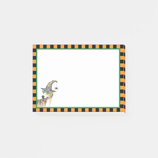 Greyhound Witch Post-it® Notes (Voorkant)