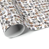Greyhound Wrapping Paper Cadeaupapier (Rol Hoek)