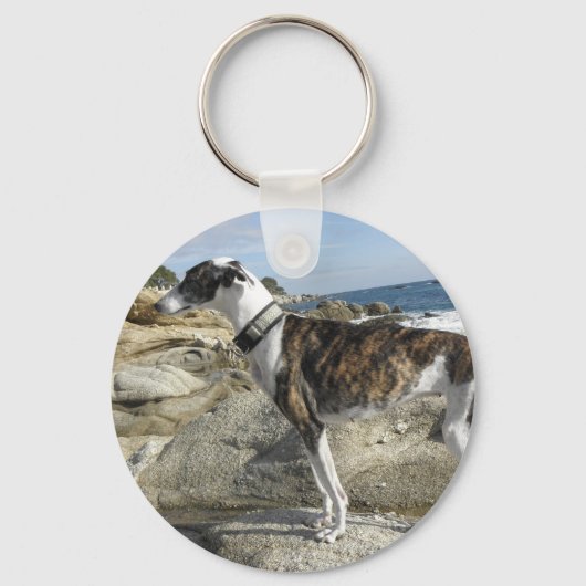 Greyhoundfoto's Sleutelhanger (Voorkant)