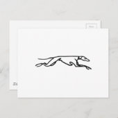 Greyhounds Briefkaart (Voorkant / Achterkant)