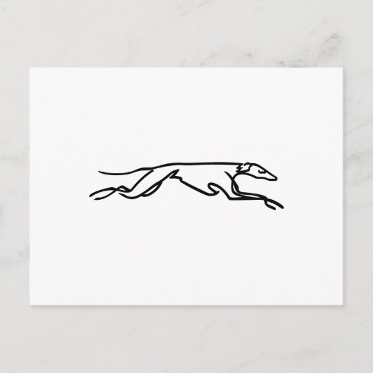 Greyhounds Briefkaart (Voorkant)