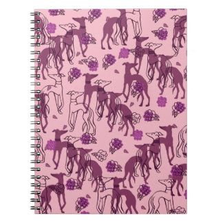 Greyhounds Garden Artwork Greyhound Rozen Notitieboek