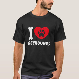 Greyhounds Gifts Hondenliefhebber Dog Mam Dog Pap T-shirt