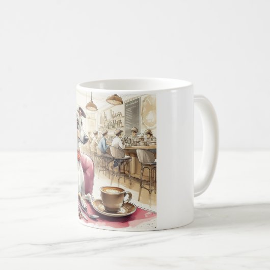 Greyhound's Koffietijd mok (Voorkant rechts)