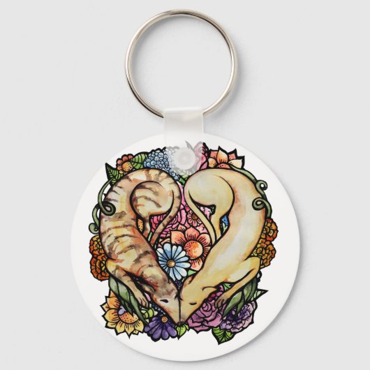 Greyhounds Sleutelhanger (Voorkant)