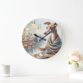 Greyhound's Tea Time Wandklok Grote Klok (Huis)