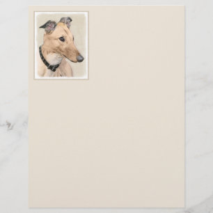 Greyhoundschildering - Cute Original Dog Art