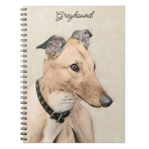 Greyhoundschildering - Cute Original Dog Art Notitieboek