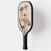 Greyhoundschildering - Cute Original Dog Art Pickleball Paddle (Links)