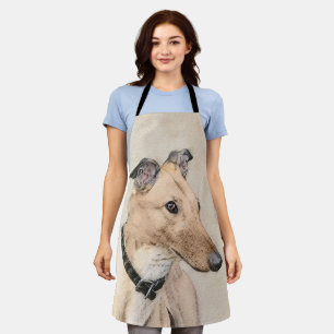 Greyhoundschildering - Cute Original Dog Art Schort