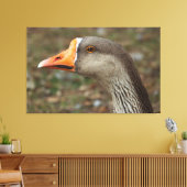 Greylag Swan Goose Cross Canvas Afdruk (Insitu (Woonkamer))