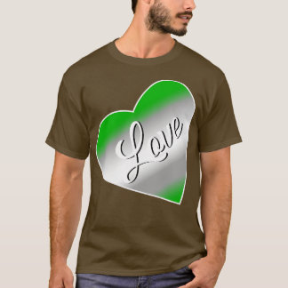 Greyromantic Liefde Vlag T-shirt
