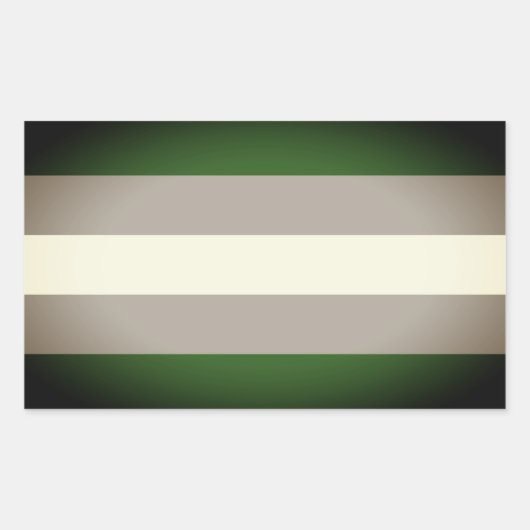 Greyromantic Pride Rechthoekige Sticker (Voorkant)