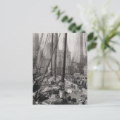 Greyscale Manhattan, New York Briefkaart (Staand voorkant)