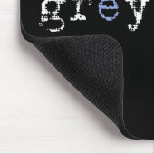 Greyscale Mousepad Muismat (Hoek)