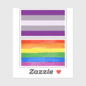 Greysexseksuele Pride Sticker (Vel)