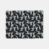 Greyt Diamond Greyhounds Fleece Deken (Voorkant (Horizontaal))