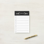 Greyt Greyhound om lijst te doen Post-it® Notes (Op bureau)