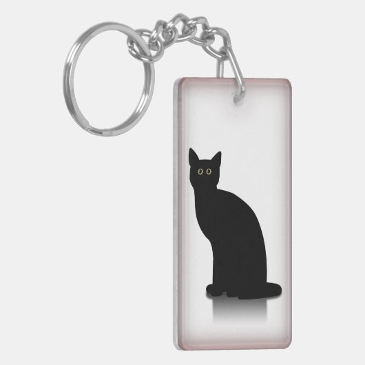 Grf Black Cat Sleutelhanger (Voorkant Links)