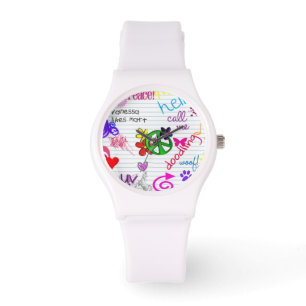 gribouillage montre abstraite