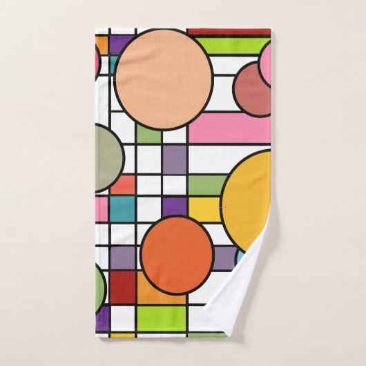 Grid de Midcentury (Serviette à main)